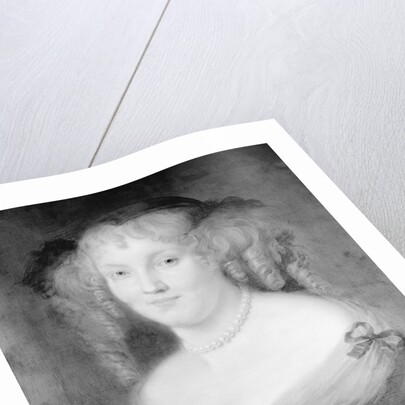 Portrait of French Authoress Marquise de Sevigne by Anonymous