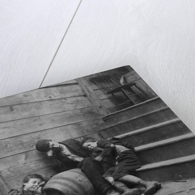 Poor and Homeless Sleeping on Streets by Anonymous