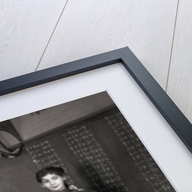 Children Posing in Classroom by Anonymous