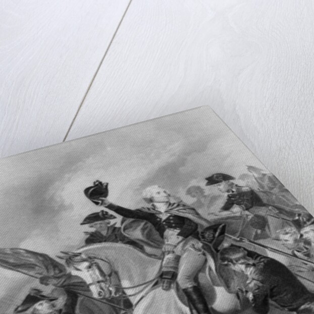 George Washington at the Battle of Princeton by Anonymous