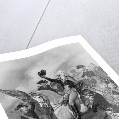 George Washington at the Battle of Princeton by Anonymous