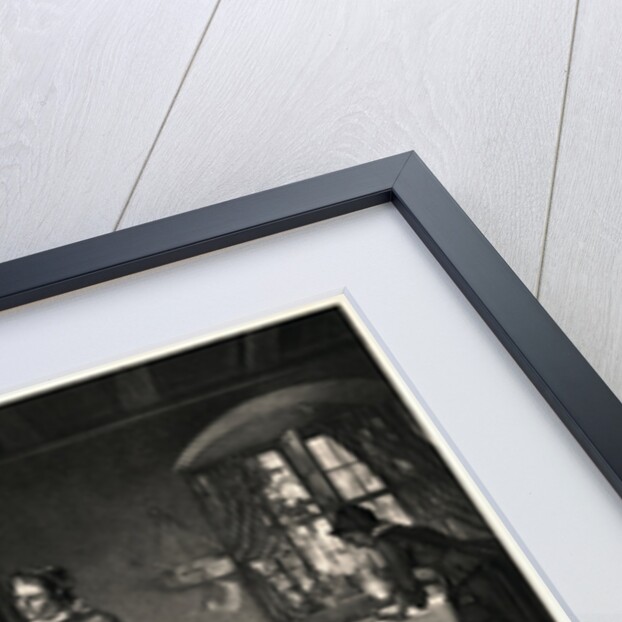 Morning Prayers in the Family of Sebastian Bach Photogravure by Anonymous