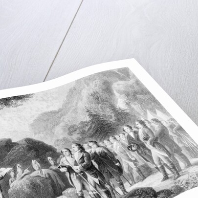 George Washington Reading Prayers by Anonymous