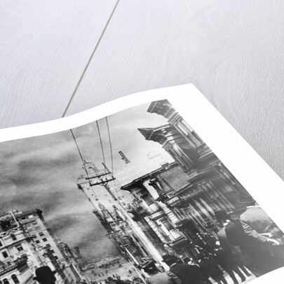 Residents Watching Fire by Anonymous