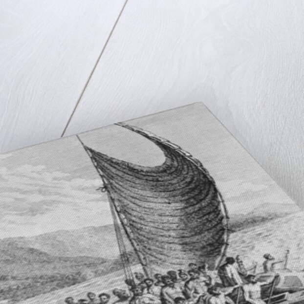 Watercraft Bringing Presents to Captain James Cook by Anonymous