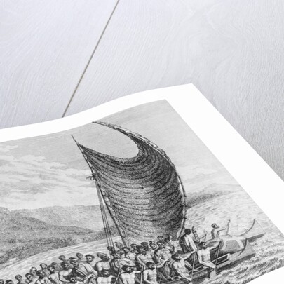 Watercraft Bringing Presents to Captain James Cook by Anonymous