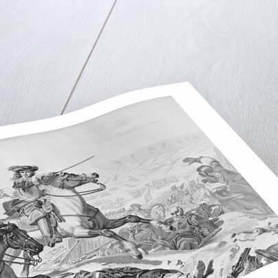 Engraving Depicting Battle of the Dunes by Anonymous