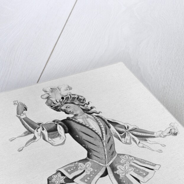 Illustration of Blackamoor Dancer by Anonymous