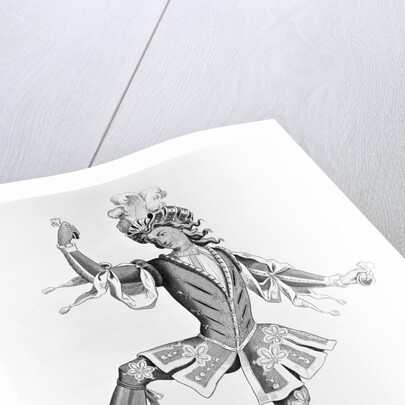 Illustration of Blackamoor Dancer by Anonymous