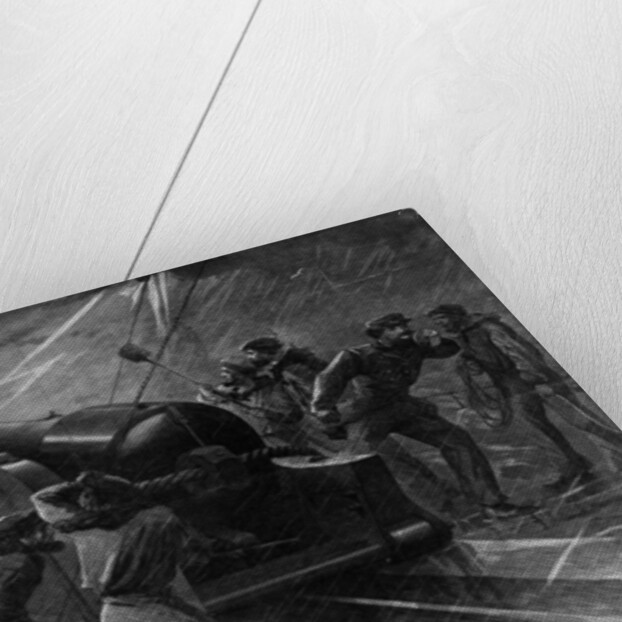 Union Navy Chasing Blockade Runner by Anonymous