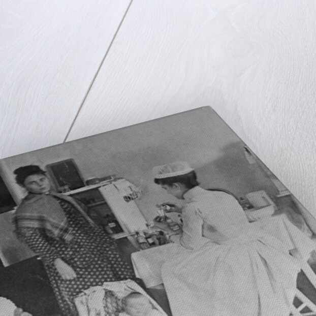 Nurses Caring for Children in Hospital by Anonymous