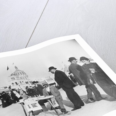 People Gathering at World's Fair by Anonymous