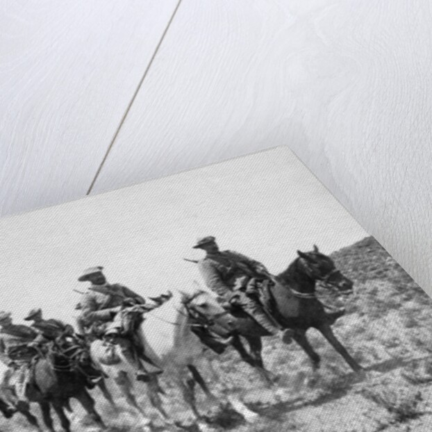 Soldiers Riding on Horseback by Anonymous