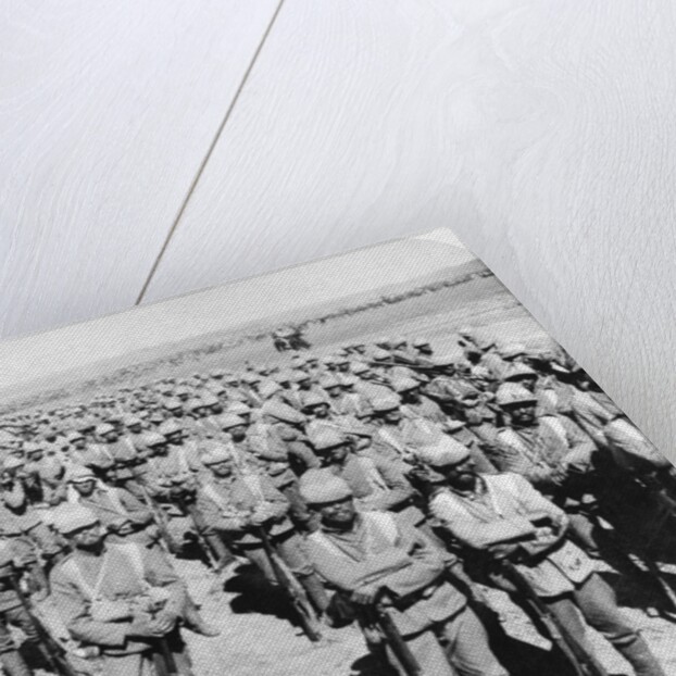 Soldiers Posing by Anonymous