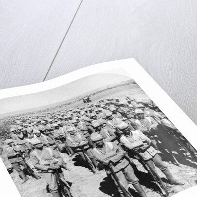 Soldiers Posing by Anonymous