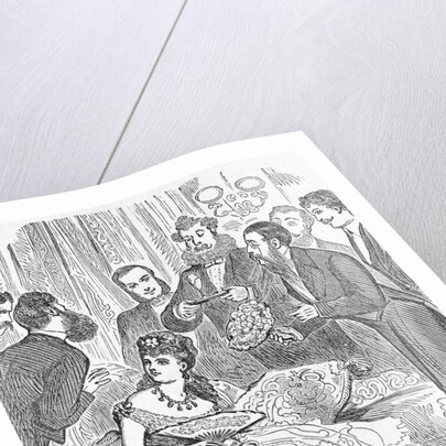 Men Daunting Woman with Gifts by Anonymous