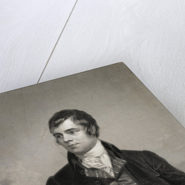 Portrait of Poet Robert Burns by Anonymous