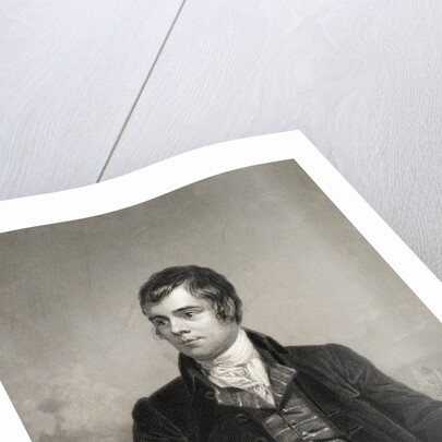 Portrait of Poet Robert Burns by Anonymous