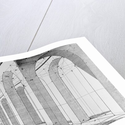 Drawing of Arcade Perspective by Anonymous