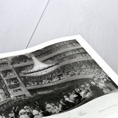 Interior of the Theatre Italien (Ovation of an Actor) by Eugene Lami