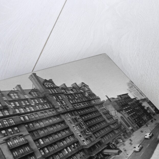 Exterior View of Chelsea Hotel in New York City by Anonymous