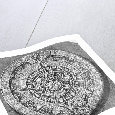 Great Aztec Calendar Stone by Anonymous