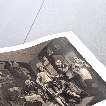 The Young Heir Taking Possession from the Series A Rake's Progress by William Hogarth