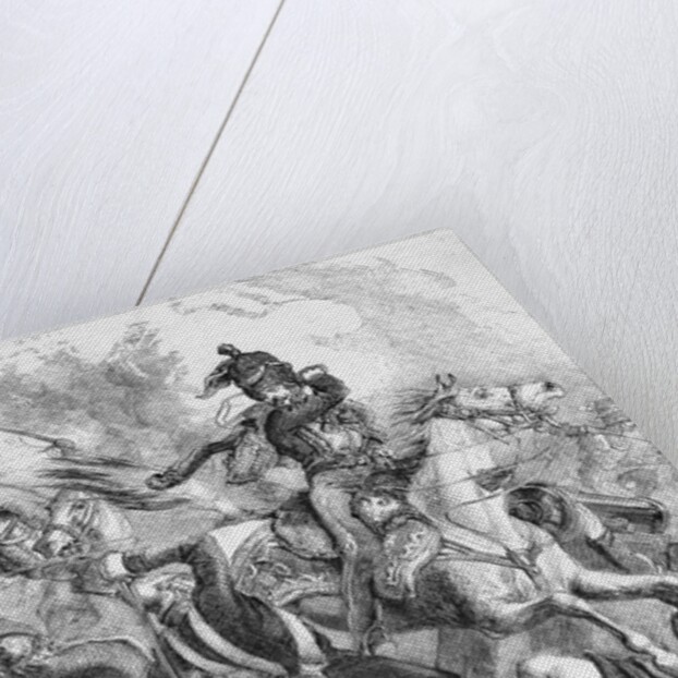 Illustration of the Light Brigade Battle by Anonymous
