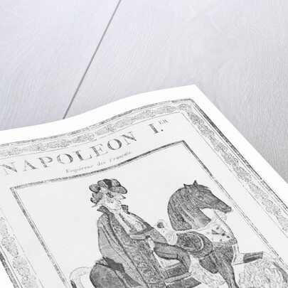 Illustration of Napoleon I on a Horse by Anonymous