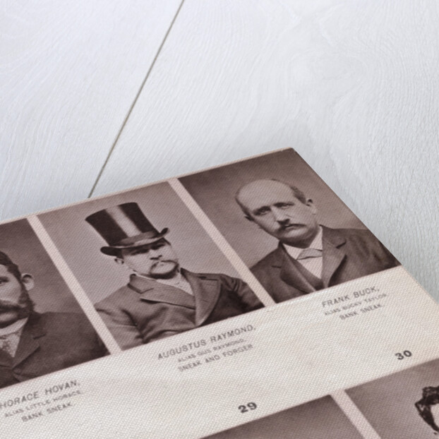 Most Wanted Men of 1890 by Anonymous