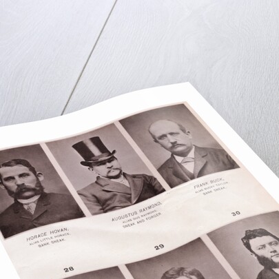 Most Wanted Men of 1890 by Anonymous