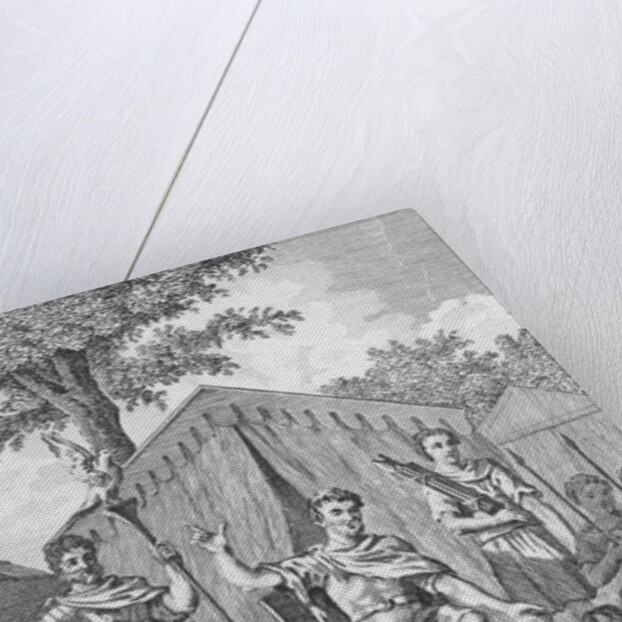 Claudius on His Throne by Anonymous