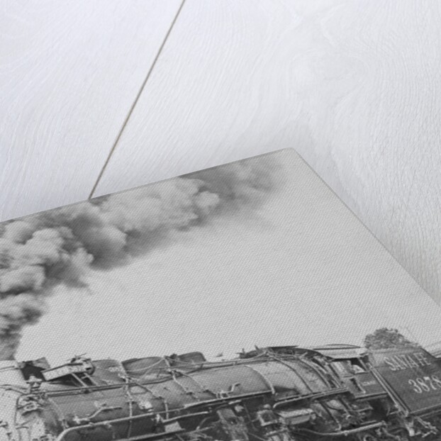 Santa Fe Railroad Steam Engine by Anonymous