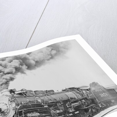 Santa Fe Railroad Steam Engine by Anonymous