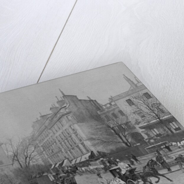 La Place St. Georges, Paris by Edmond-Georges Grandjean