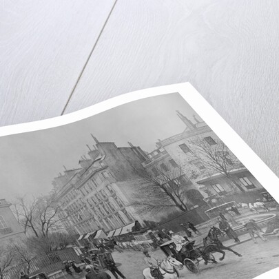 La Place St. Georges, Paris by Edmond-Georges Grandjean
