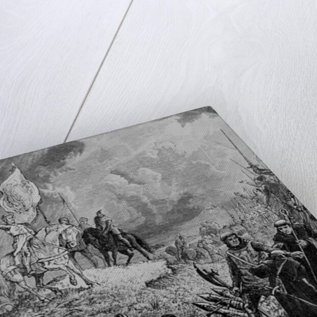 Robert Bruce Advancing His Troops by Anonymous