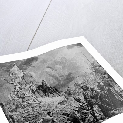 Robert Bruce Advancing His Troops by Anonymous