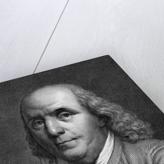 Engraved Portrait of Benjamin Franklin by Anonymous