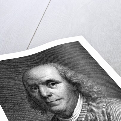 Engraved Portrait of Benjamin Franklin by Anonymous