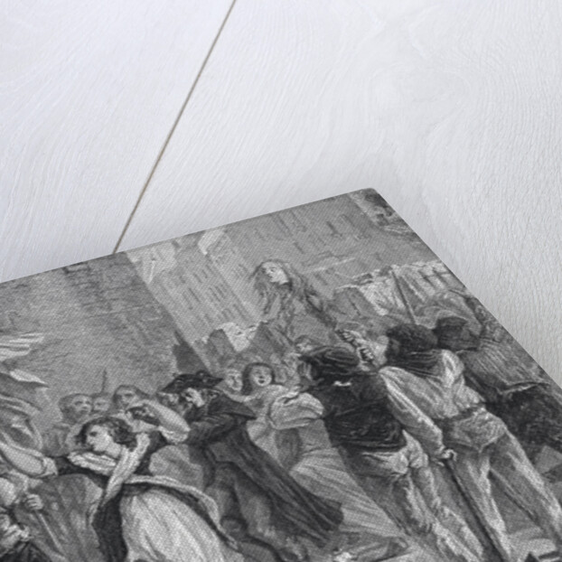 Crowd Carrying Head of Princess De Lamballe by Anonymous