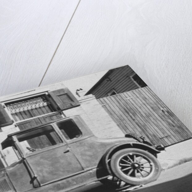 Side Display of Early Model T Ford by Anonymous