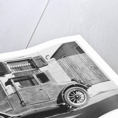 Side Display of Early Model T Ford by Anonymous