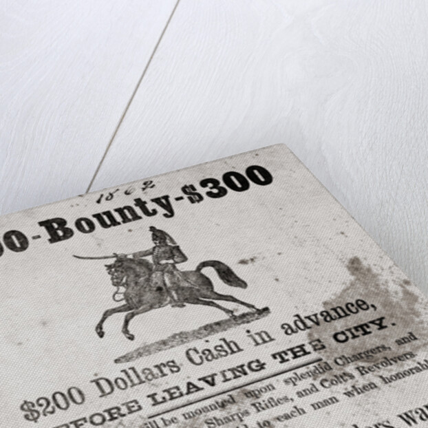 Civil War Recruiting Poster by Anonymous