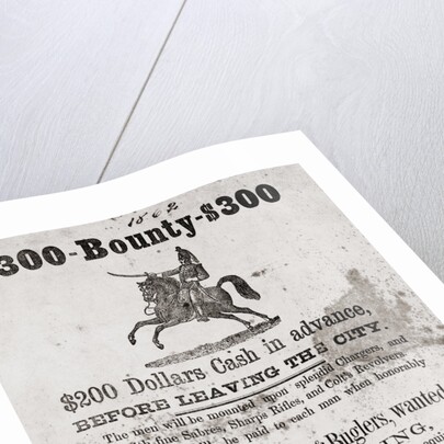 Civil War Recruiting Poster by Anonymous