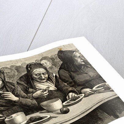 Old Women Having Meal by Anonymous