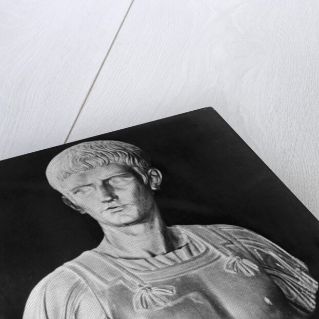 Bust of Caligula in Military Attire by Anonymous