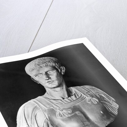 Bust of Caligula in Military Attire by Anonymous