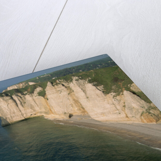 The Manneport Arch and Aiguille of Etretat Cliffs, France by Anonymous