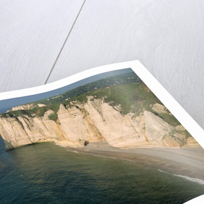 The Manneport Arch and Aiguille of Etretat Cliffs, France by Anonymous